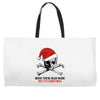 skull christmas Weekender Totes
