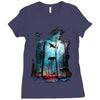 shark forest Ladies Fitted T-Shirt
