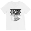 always give 100 percent V-Neck Tee