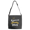 queens are born in may Adjustable Strap Totes