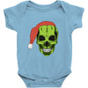 santa clous skeleton Baby Bodysuit