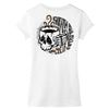death before decaf white Women's V-Neck T-Shirt