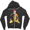 the joker ronald mcdonald Zipper Hoodie