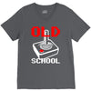 old school joystick V-Neck Tee