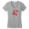 kirbythulhu (no text) Women's V-Neck T-Shirt