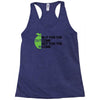 in it for the outcome Racerback Tank