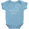 sheldon's spot Baby Onesie