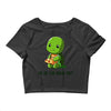ninja diet (green) Crop Top