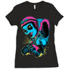 panda rider Ladies Fitted T-Shirt