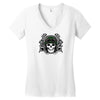 skull racer Women's V-Neck T-Shirt