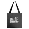 the dogfather Tote Bags