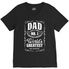 dad number one world's greatest V-Neck Tee