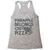 pineapple pizza Racerback Tank