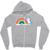 tasty rainbow Zipper Hoodie