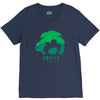 mega grass V-Neck Tee