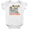 This Girl Loves Her Greyhound Baby Onesie