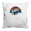 rainbo first blood Throw Pillow