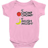 a'chomp chomp! Baby Bodysuit