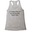 it's dangerous to go alone!take this. Racerback Tank