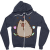 Pusheen The Cat Zipper Hoodie