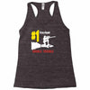 double trouble rocket ride Racerback Tank