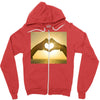 Heart Zipper Hoodie