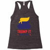 trump it like its hot Racerback Tank