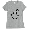 evil acid house smiley smily face mens t shirt Ladies Fitted T-Shirt