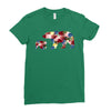 mama bear baby bear floral Ladies Fitted T-Shirt
