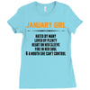 January Girl Hated By Many Ladies Fitted T-Shirt