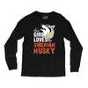 This Girl Loves Siberian Husky Long Sleeve Shirts