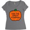 great pumpkin Women's Triblend Scoop T-shirt