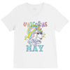unicorns are born in may cute unicorn V-Neck Tee
