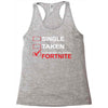 Too Busy Playing Fortnite Racerback Tank