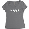 unicorn devolution Women's Triblend Scoop T-shirt