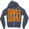 token's life matters Zipper Hoodie