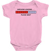 sarcasm loading please wait (2) Baby Onesie