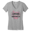 The Only Thing Tougher Than An Arborist Is An Arborist's Wife Women's V-Neck T-Shirt