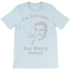 i'm awesome  funnycomic deal with it party retro cool T-Shirt