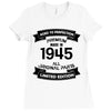 Premium Vintage 1945 Ladies Fitted T-Shirt