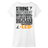 Strong Independent Motivated Leo Women's V-Neck T-Shirt