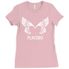 placebo wing logo Ladies Fitted T-Shirt
