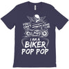 You Cant Scare Me I am Biker Pop Pop T-Shirt