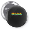 human Pin-back button