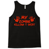 my zombie killing t shirt Tank Top