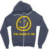 the game is on Zipper Hoodie