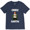 omg santa will ferrell V-Neck Tee