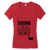 nerdy in a good way Women's V-Neck T-Shirt
