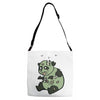zombie panda (2) Adjustable Strap Totes