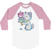 mice cream 3/4 Sleeve Shirt